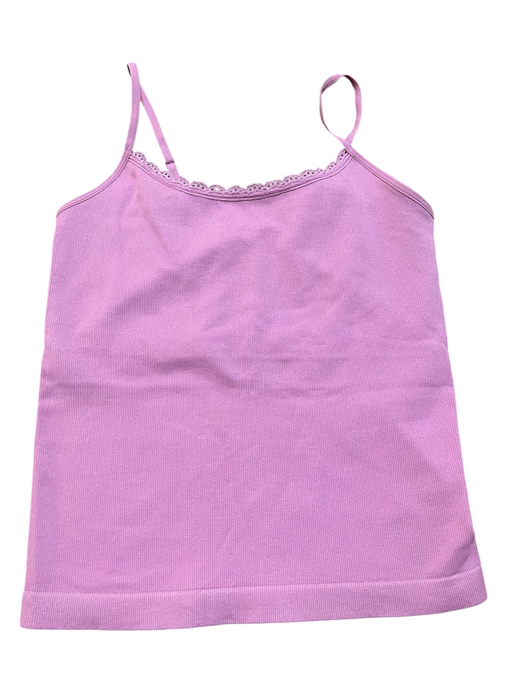 No Boundaries Women’s Seamless Lace Cami With Build In Bra